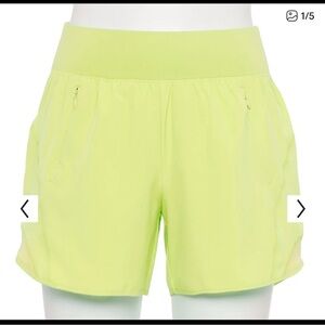 Women's Tek Gear Lime Green Athletic Shorts